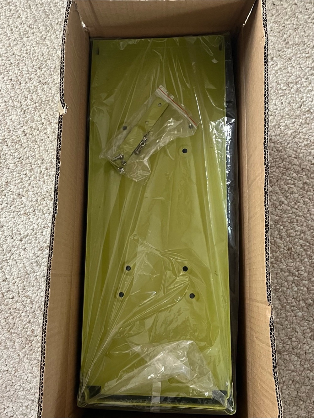 Mackenzie-Childs NIB Courtly Check Mail Box SOLDOUT USPS Ready Black Chartreuse - Picture 9 of 11